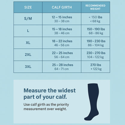 Eversock™ Wide Compression Socks For Pain Relief (Stripes)